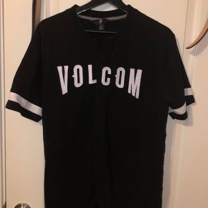 Volcom button up tee